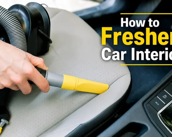 how to freshen car interior