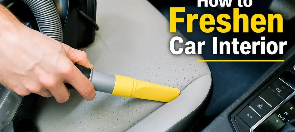 how to freshen car interior